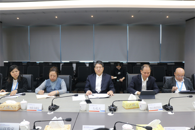 钦州港片区管委会副主任左孔天到中马合资公...
